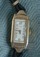 Cyma engraved case lady string bracelet wristwatch